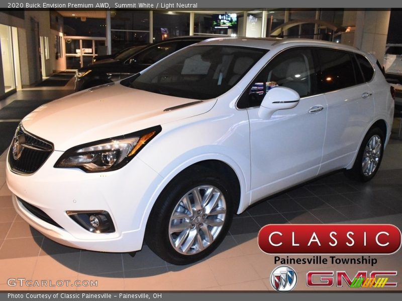 Summit White / Light Neutral 2020 Buick Envision Premium AWD