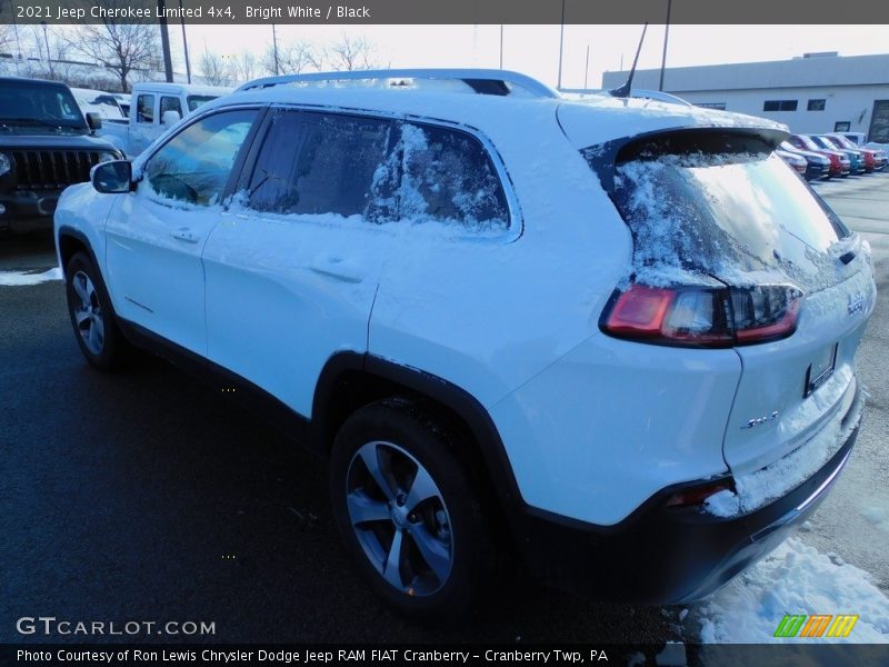 Bright White / Black 2021 Jeep Cherokee Limited 4x4