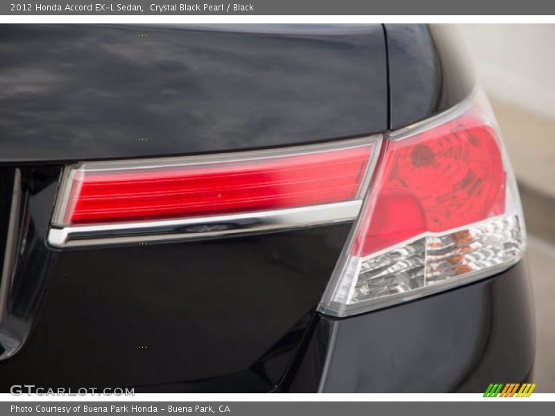 Crystal Black Pearl / Black 2012 Honda Accord EX-L Sedan