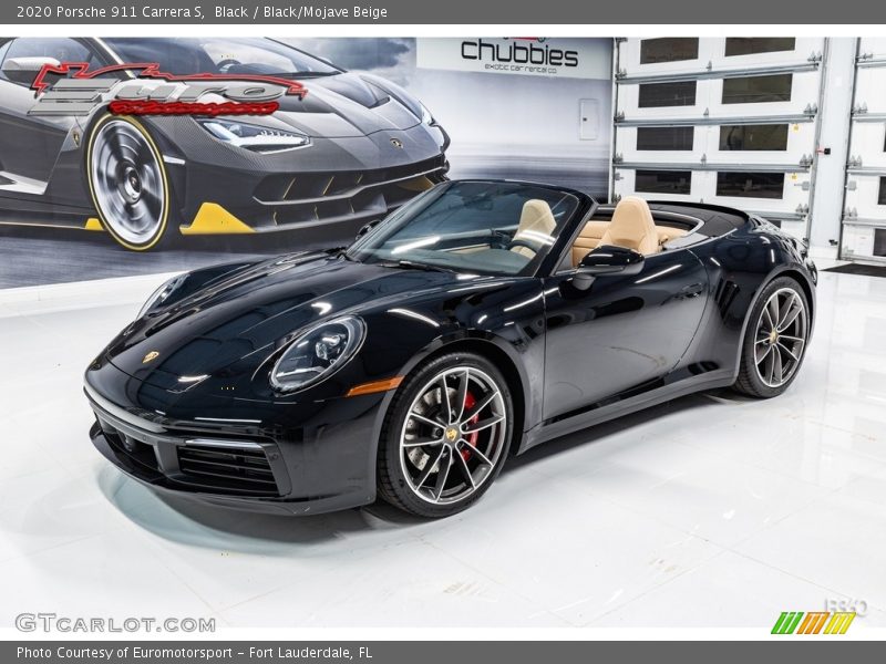 Black / Black/Mojave Beige 2020 Porsche 911 Carrera S