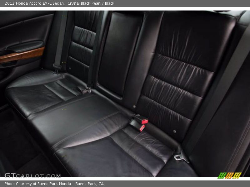 Crystal Black Pearl / Black 2012 Honda Accord EX-L Sedan