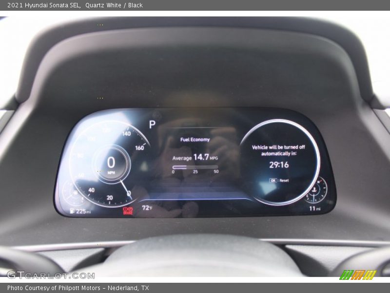 Quartz White / Black 2021 Hyundai Sonata SEL