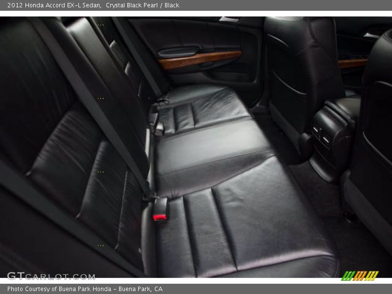 Crystal Black Pearl / Black 2012 Honda Accord EX-L Sedan
