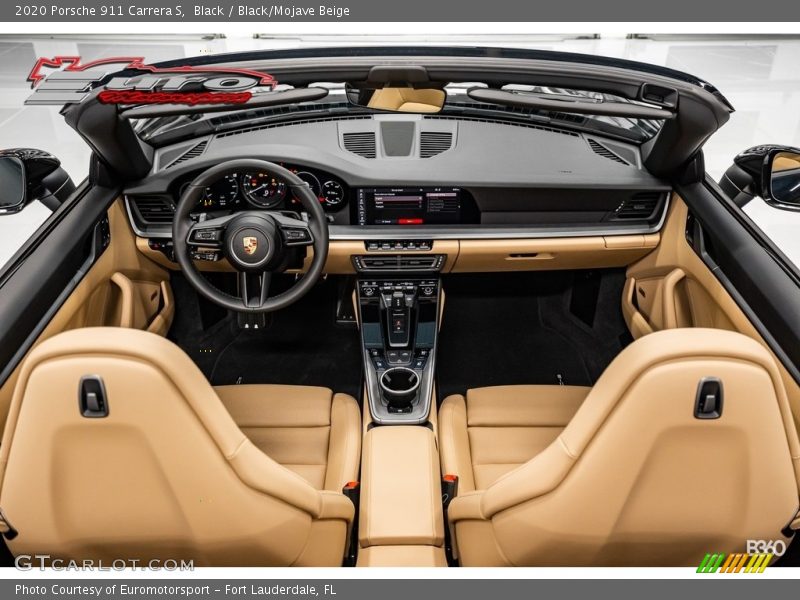 Black / Black/Mojave Beige 2020 Porsche 911 Carrera S