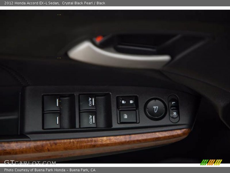 Crystal Black Pearl / Black 2012 Honda Accord EX-L Sedan