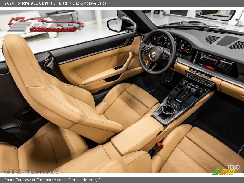 Black / Black/Mojave Beige 2020 Porsche 911 Carrera S