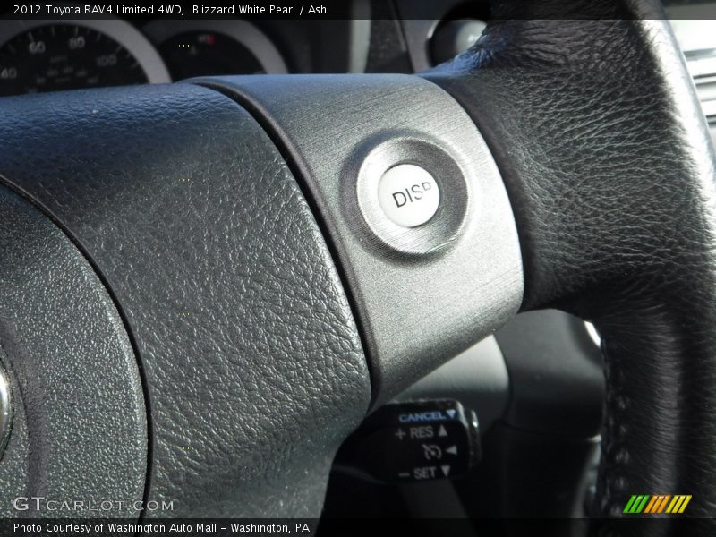 Blizzard White Pearl / Ash 2012 Toyota RAV4 Limited 4WD