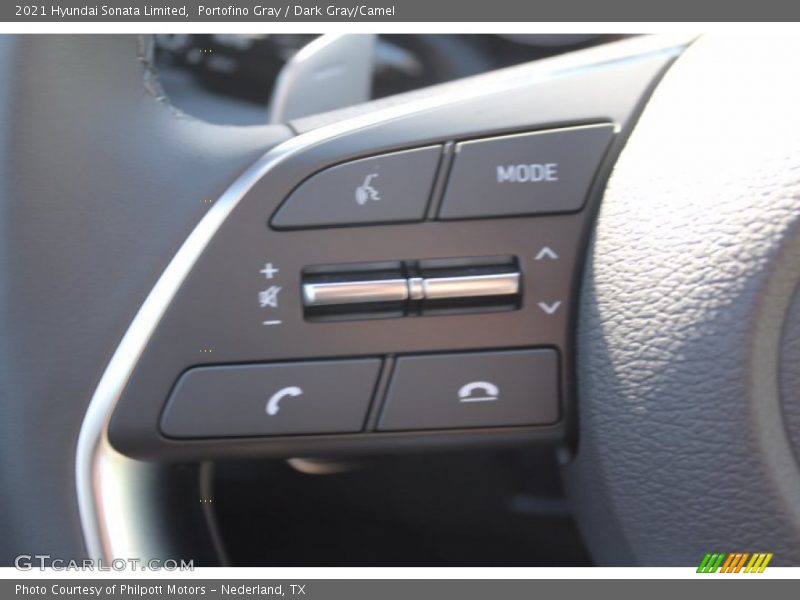 Portofino Gray / Dark Gray/Camel 2021 Hyundai Sonata Limited
