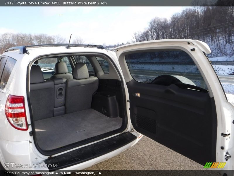 Blizzard White Pearl / Ash 2012 Toyota RAV4 Limited 4WD