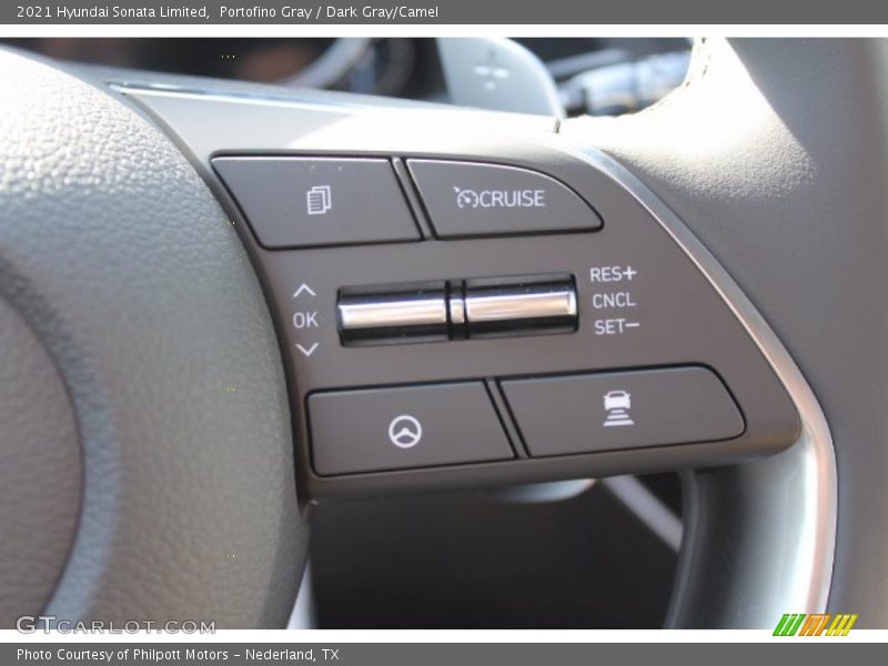 Portofino Gray / Dark Gray/Camel 2021 Hyundai Sonata Limited