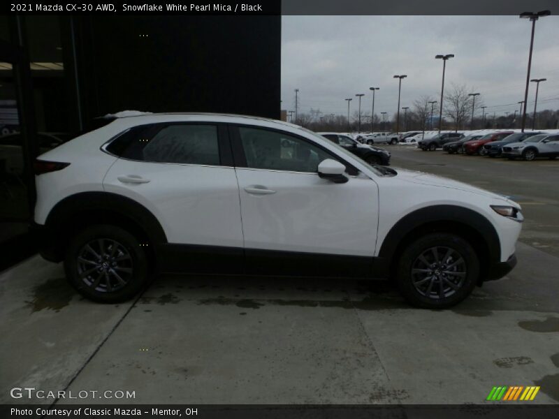 Snowflake White Pearl Mica / Black 2021 Mazda CX-30 AWD