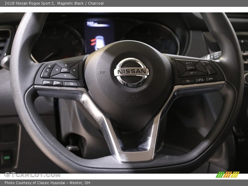Magnetic Black / Charcoal 2018 Nissan Rogue Sport S