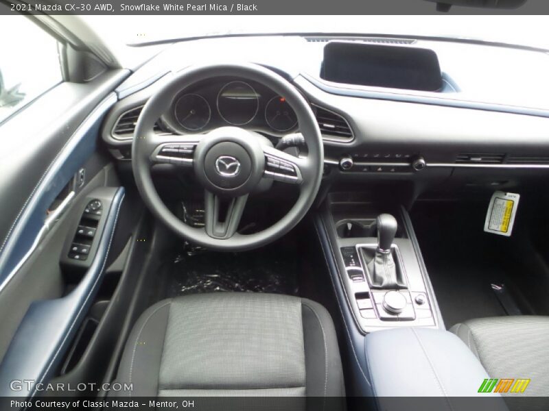 Snowflake White Pearl Mica / Black 2021 Mazda CX-30 AWD