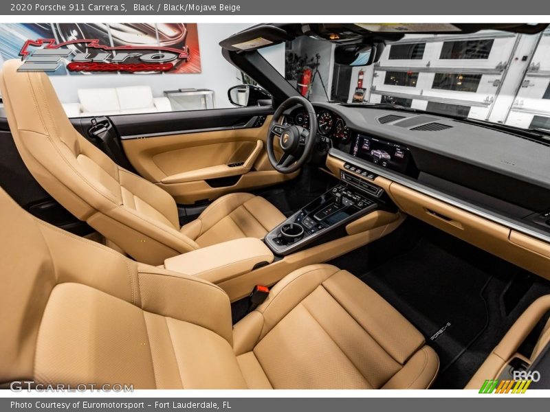 Black / Black/Mojave Beige 2020 Porsche 911 Carrera S