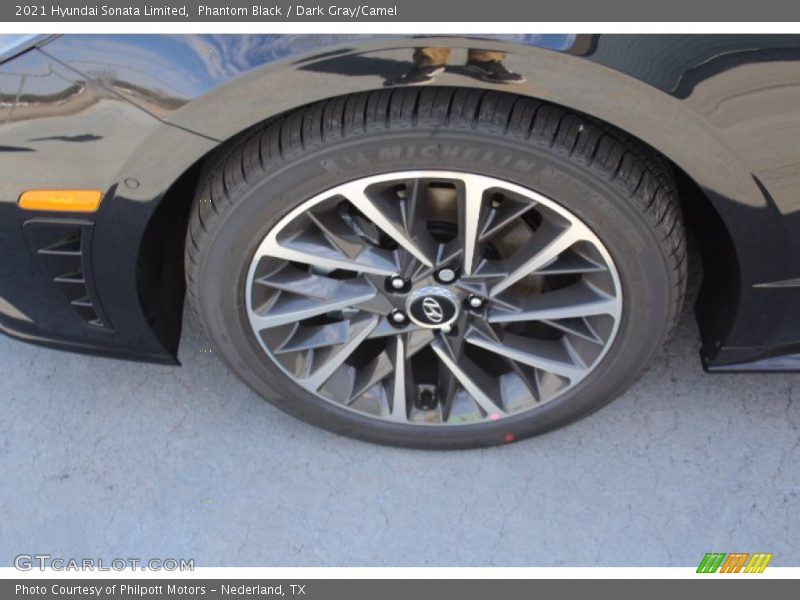 Phantom Black / Dark Gray/Camel 2021 Hyundai Sonata Limited