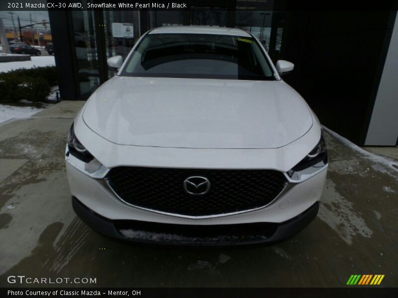 Snowflake White Pearl Mica / Black 2021 Mazda CX-30 AWD