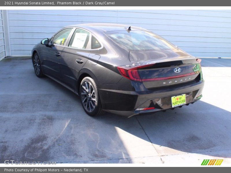 Phantom Black / Dark Gray/Camel 2021 Hyundai Sonata Limited
