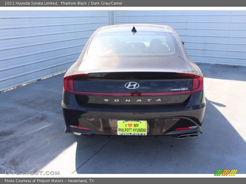 Phantom Black / Dark Gray/Camel 2021 Hyundai Sonata Limited