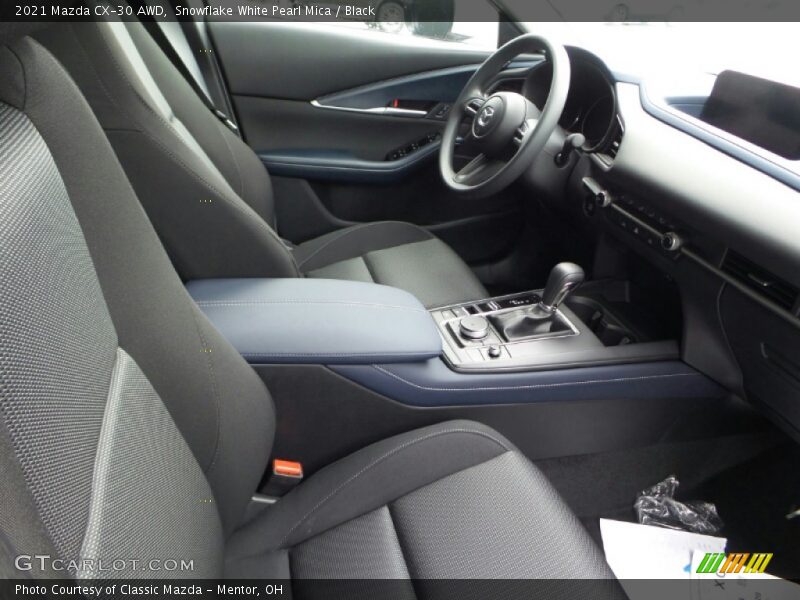Snowflake White Pearl Mica / Black 2021 Mazda CX-30 AWD