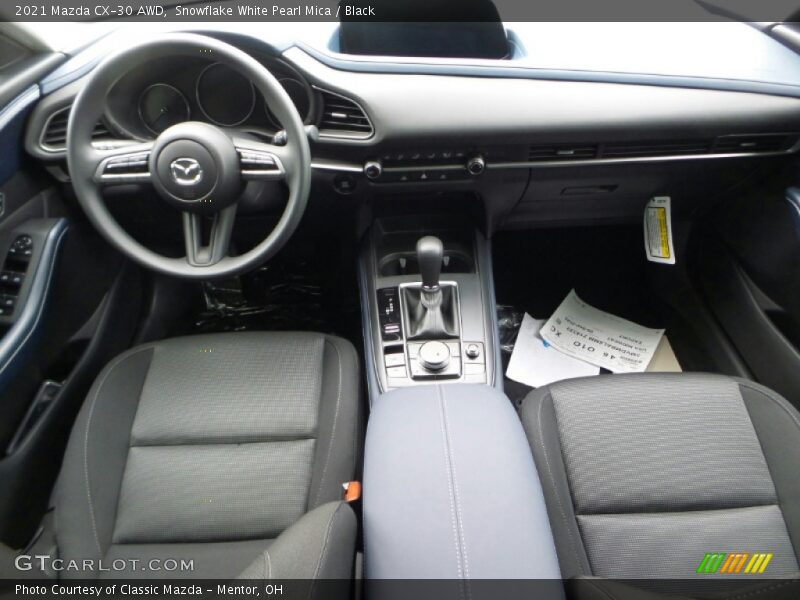 Snowflake White Pearl Mica / Black 2021 Mazda CX-30 AWD