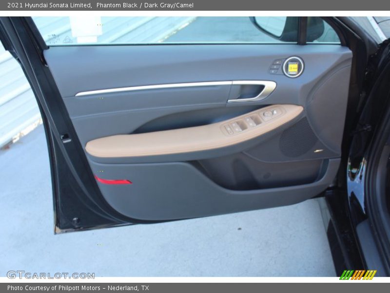 Phantom Black / Dark Gray/Camel 2021 Hyundai Sonata Limited