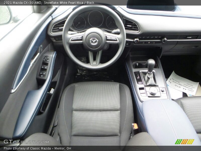 Snowflake White Pearl Mica / Black 2021 Mazda CX-30 AWD
