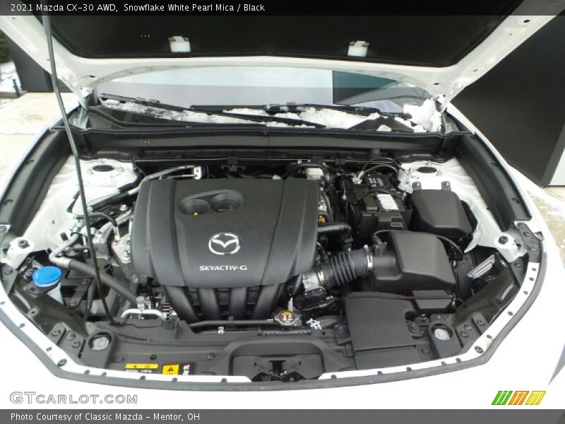 Snowflake White Pearl Mica / Black 2021 Mazda CX-30 AWD