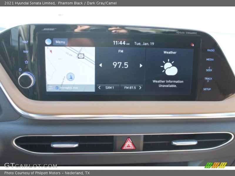 Phantom Black / Dark Gray/Camel 2021 Hyundai Sonata Limited