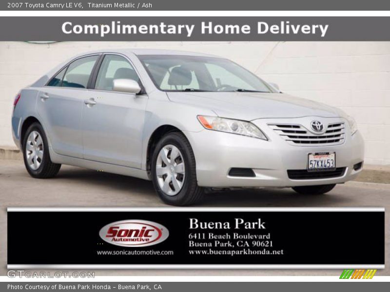 Titanium Metallic / Ash 2007 Toyota Camry LE V6