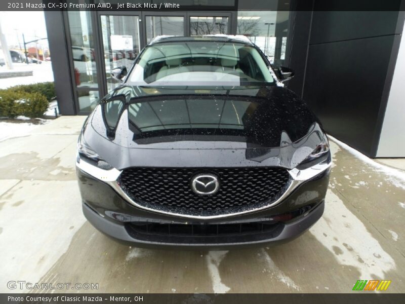 Jet Black Mica / White 2021 Mazda CX-30 Premium AWD