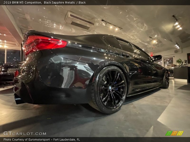 Black Sapphire Metallic / Black 2019 BMW M5 Competition