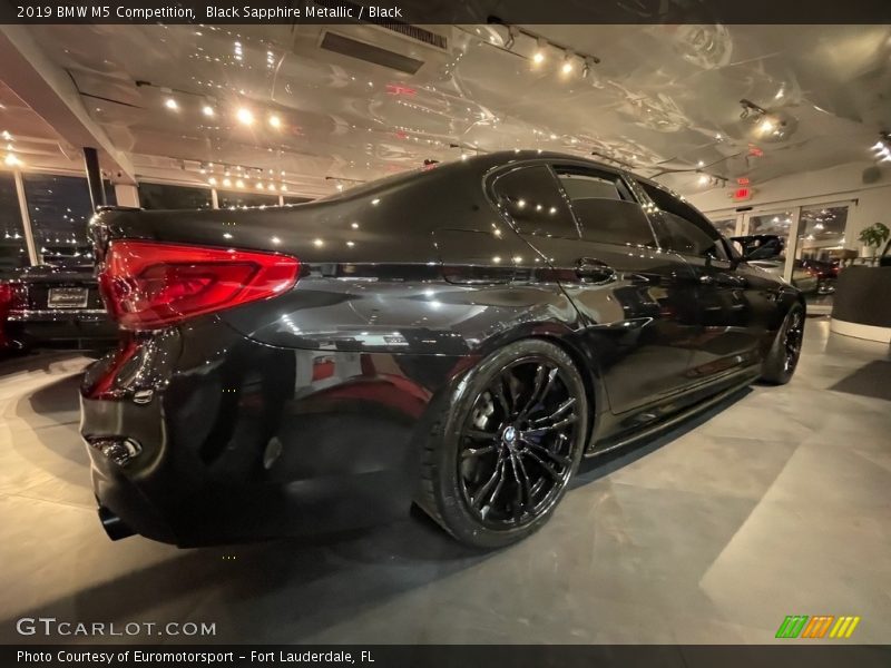 Black Sapphire Metallic / Black 2019 BMW M5 Competition