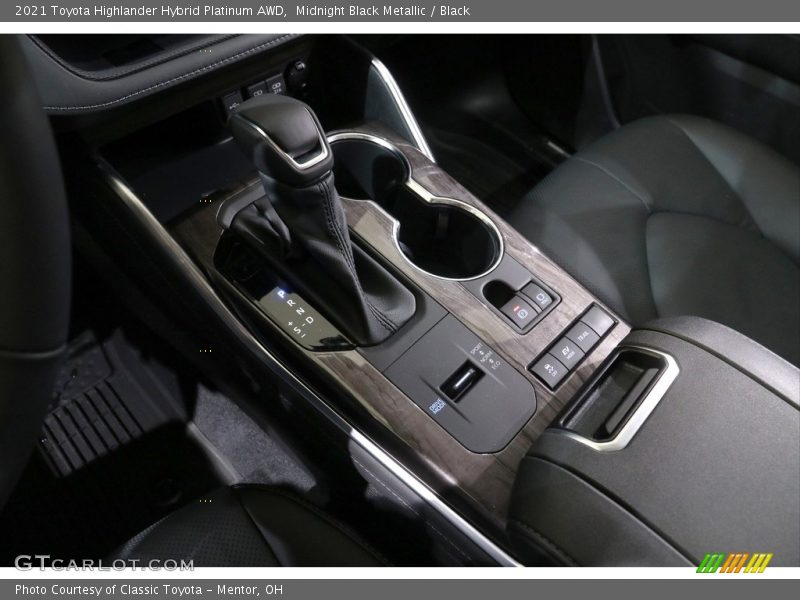 Midnight Black Metallic / Black 2021 Toyota Highlander Hybrid Platinum AWD