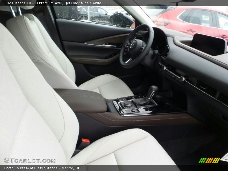 Jet Black Mica / White 2021 Mazda CX-30 Premium AWD