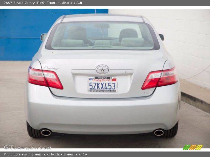 Titanium Metallic / Ash 2007 Toyota Camry LE V6