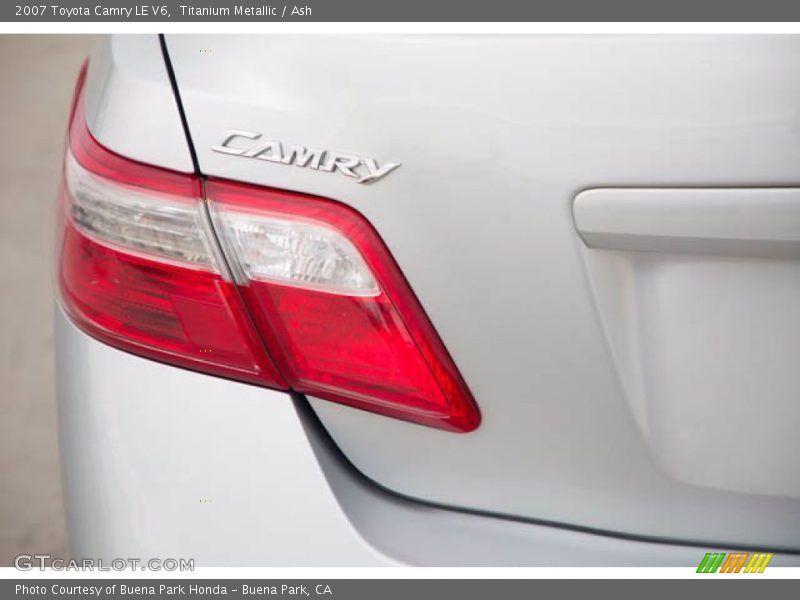 Titanium Metallic / Ash 2007 Toyota Camry LE V6