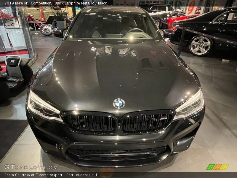 Black Sapphire Metallic / Black 2019 BMW M5 Competition