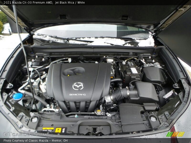 Jet Black Mica / White 2021 Mazda CX-30 Premium AWD