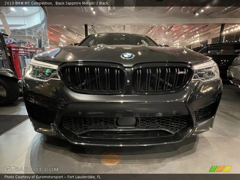 Black Sapphire Metallic / Black 2019 BMW M5 Competition