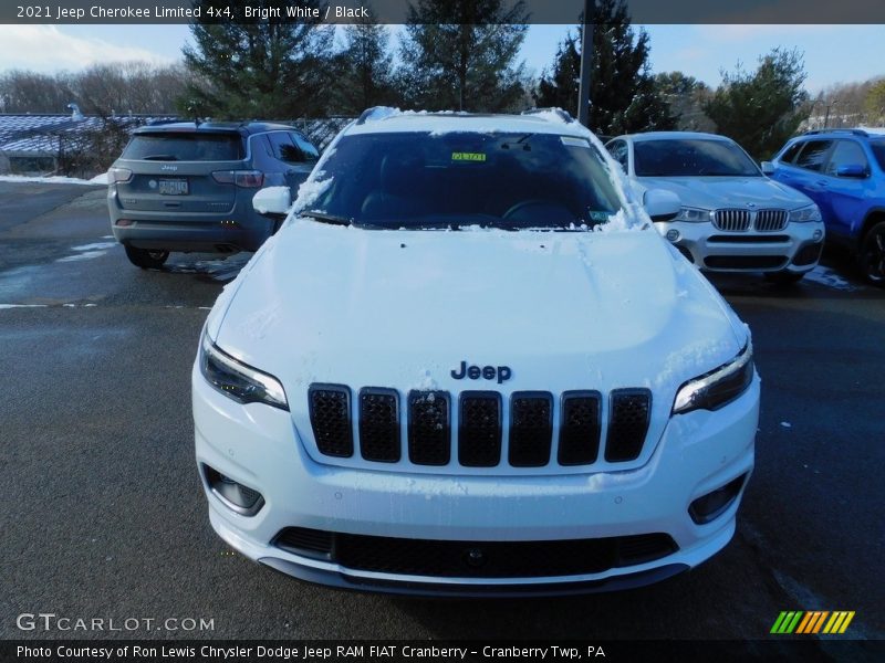Bright White / Black 2021 Jeep Cherokee Limited 4x4