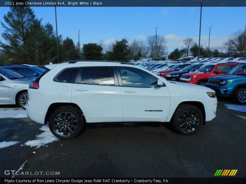 Bright White / Black 2021 Jeep Cherokee Limited 4x4