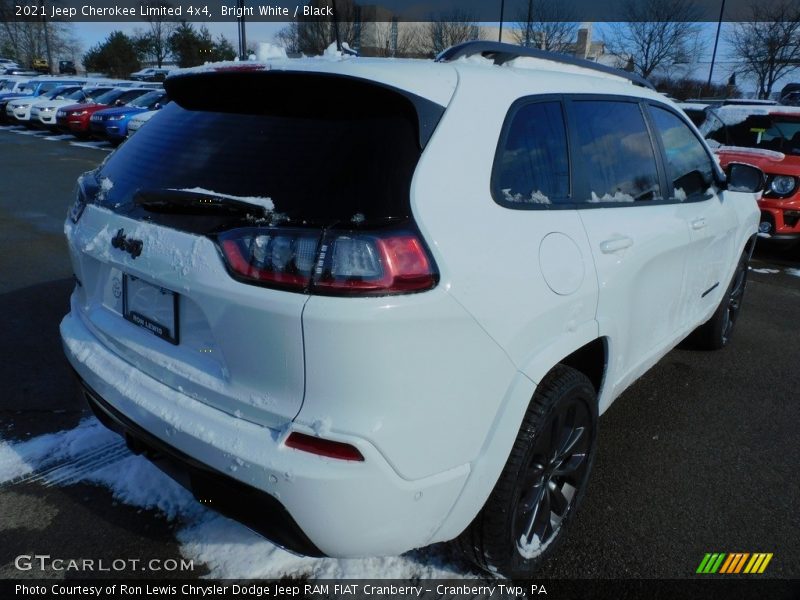 Bright White / Black 2021 Jeep Cherokee Limited 4x4