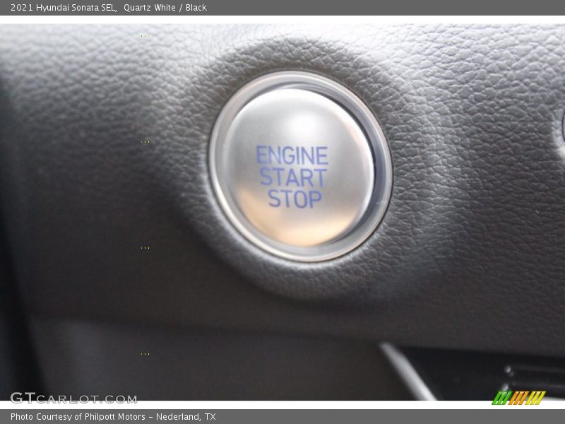 Quartz White / Black 2021 Hyundai Sonata SEL