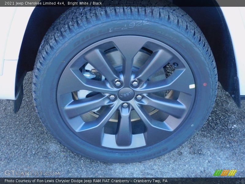 Bright White / Black 2021 Jeep Cherokee Limited 4x4