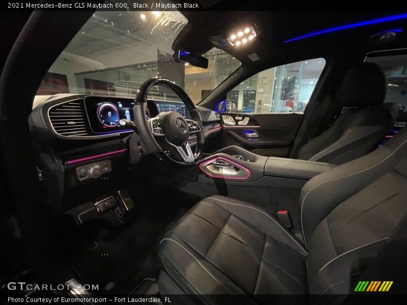 Front Seat of 2021 GLS Maybach 600