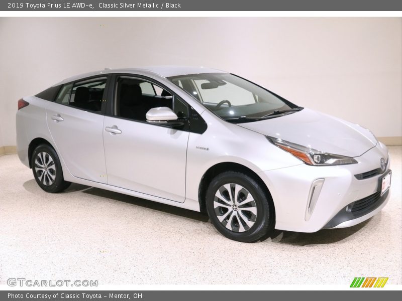 Classic Silver Metallic / Black 2019 Toyota Prius LE AWD-e
