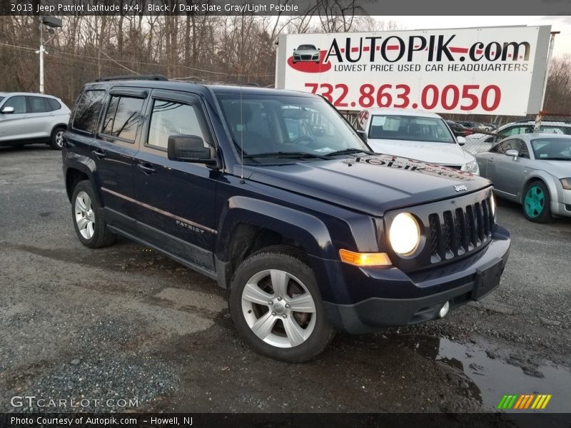 Black / Dark Slate Gray/Light Pebble 2013 Jeep Patriot Latitude 4x4