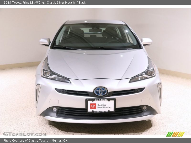 Classic Silver Metallic / Black 2019 Toyota Prius LE AWD-e