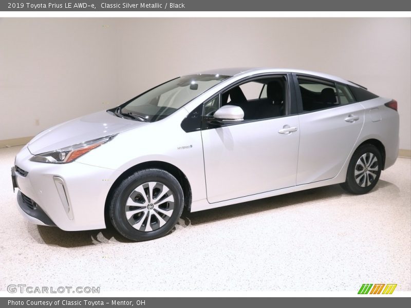 Classic Silver Metallic / Black 2019 Toyota Prius LE AWD-e