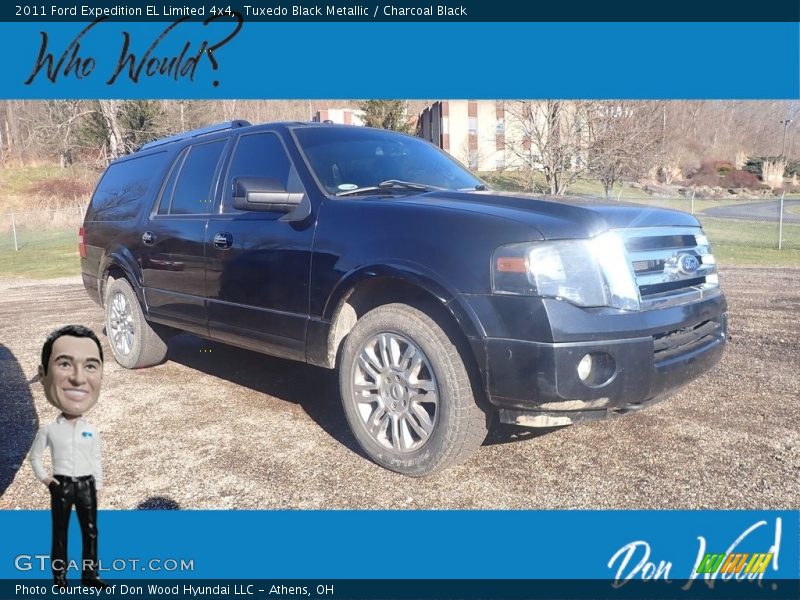 Tuxedo Black Metallic / Charcoal Black 2011 Ford Expedition EL Limited 4x4
